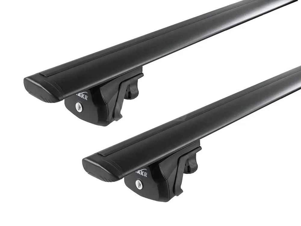 Střešní nosiče VW Caddy 2004-2015 (na podélníky/hagusy) • WING Profile Black • Hakr Značkový