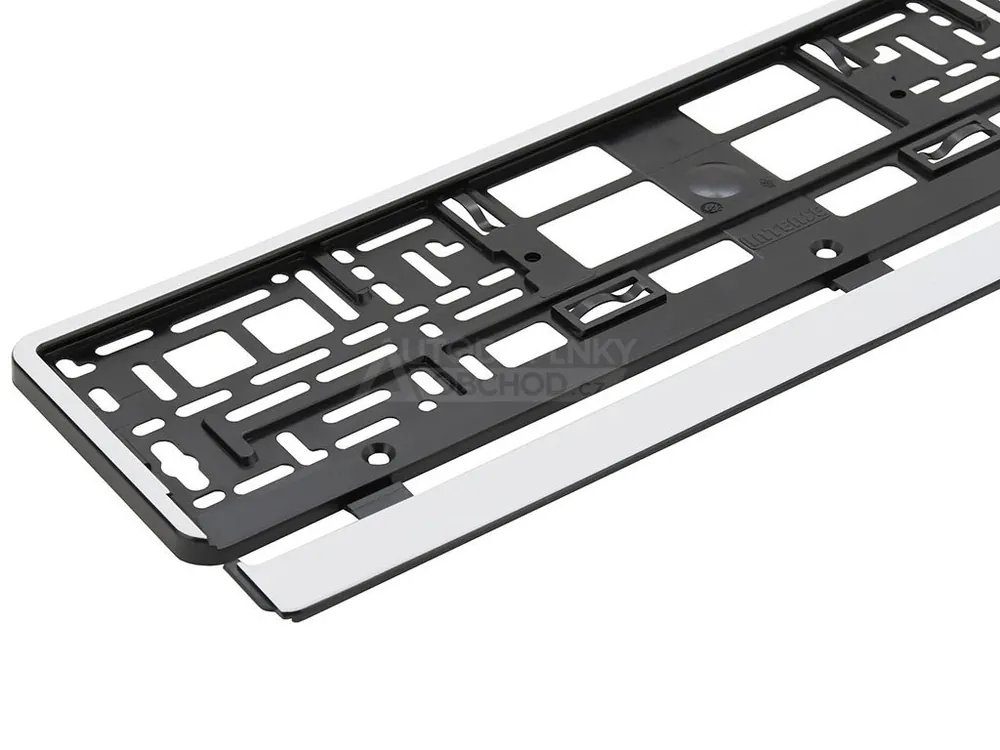 Aktuální Podložka pod SPZ WHITE STRIP
