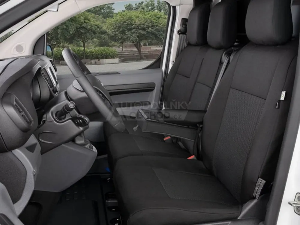 Autopotahy Peugeot Expert III 2016-2026 • přední • 3 místa se stolkem Víkendová Akce