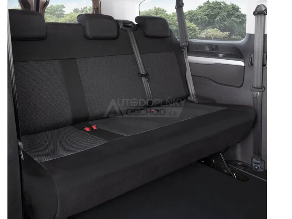 Vysoce Kvalitní Autopotahy Citroen Spacetourer 2016-2026 • zadní • 3 místa