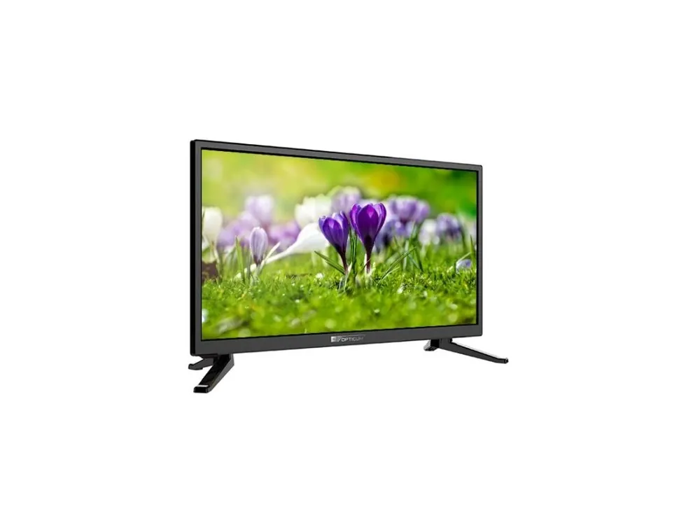 Akce LED TV 24" OPTICUM LE-24Z1S TRAVEL,Triple Tuner T/T2/C/S2, H.265 CI+, 12/24V