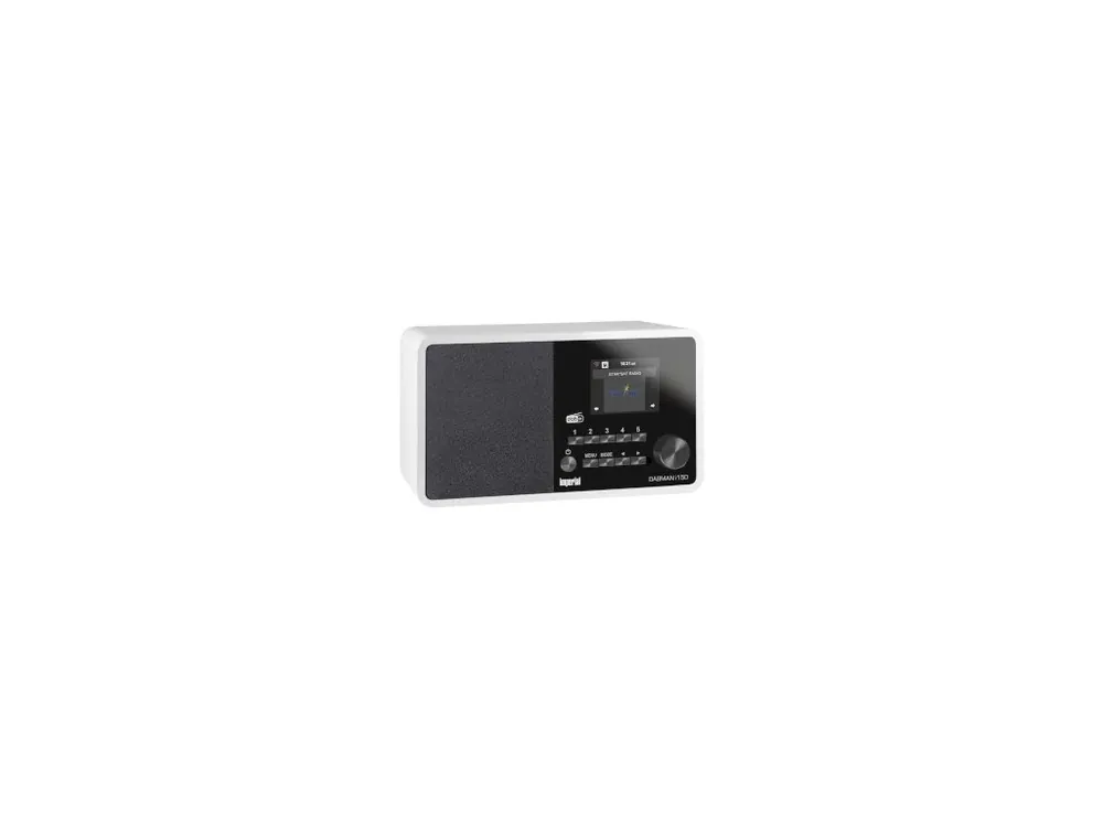 Nová Kolekce DABMAN i150 Kompaktní hybridní rádio pro internet / DAB+ / FM Bílá Imperial 22-262-00
