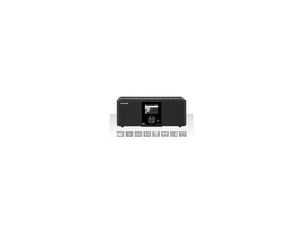 DIRA S21i+ EWF Multifunkční stereo rádio DAB+ / FM / Internet / Bluetooth černá Telestar 30-221-02 Víkendová Akce