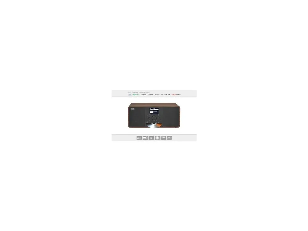 Cenová Bomba DABMAN i205 CD Hybridní stereo rádio DAB+ / FM / Internet / Bluetooth Vzhled dřeva Imperial 22-238-00