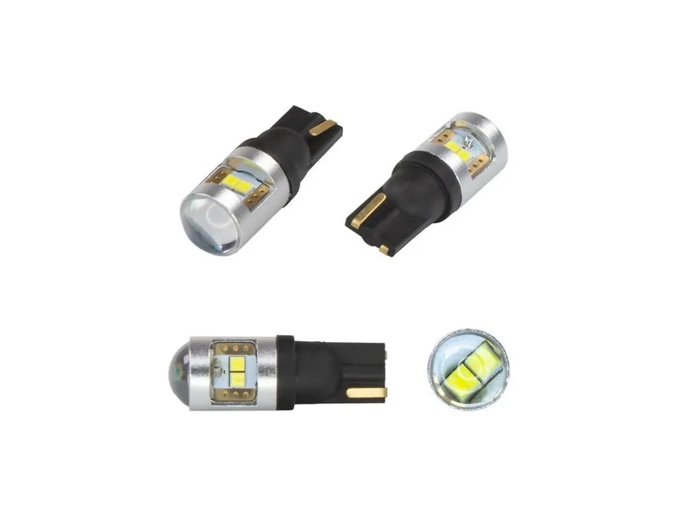 Akce Autožárovka LED T10 12/24V CARCLEVER 952034cb 6LED/CSP CAN-Bus bílá 2ks