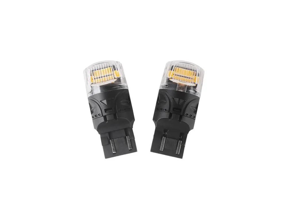 Vrácení Zdarma Autožárovka LED T20 (7443) 12V CARCLEVER 16LED 2835SMD oranžová 2ks
