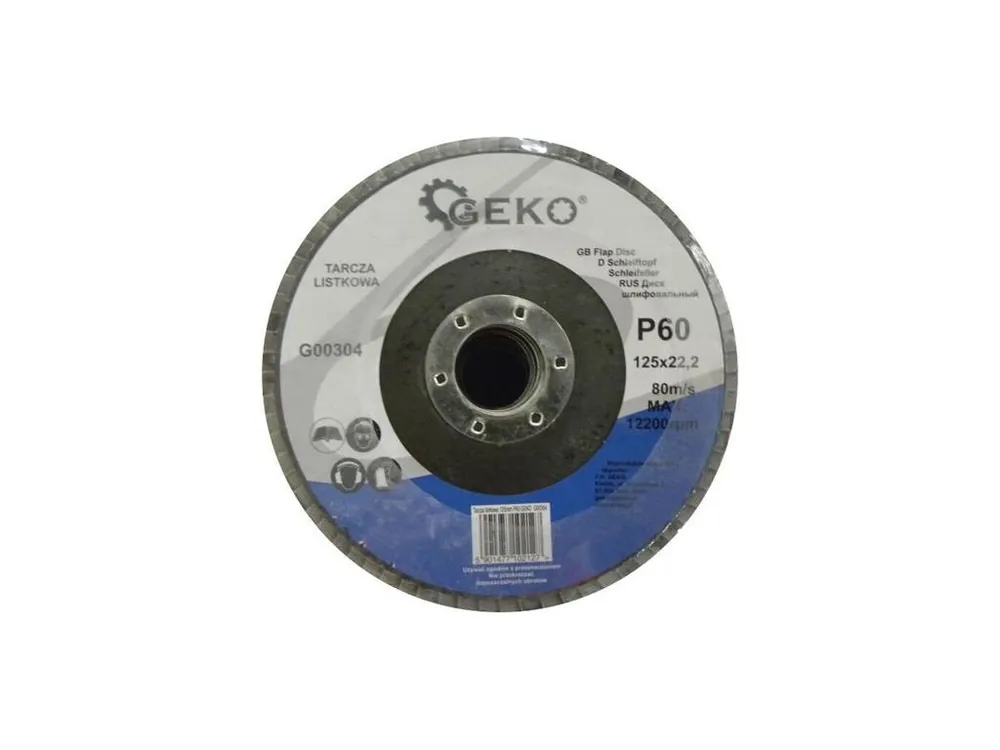 Kotouč na kov lamelový 125mm P60 GEKO G00304 Levný