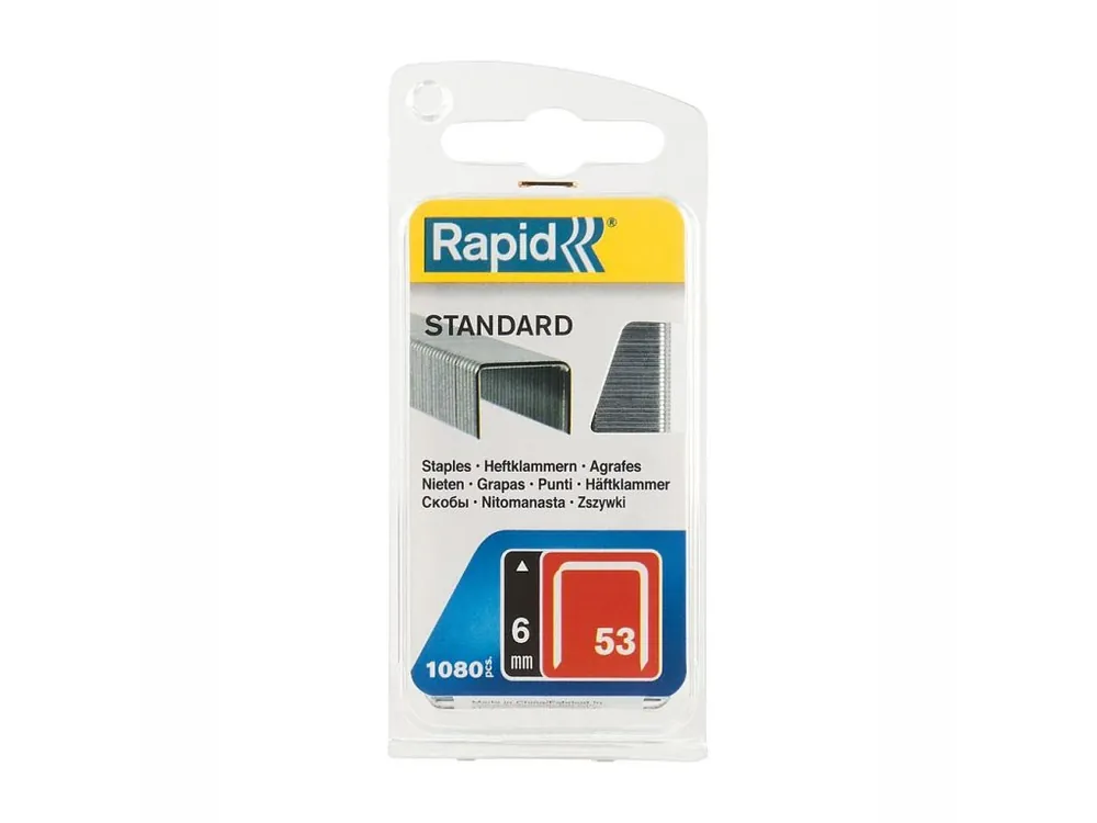 Spony Rapid č. 53, 6mm, standard, 1080ks Odeslání Ihned