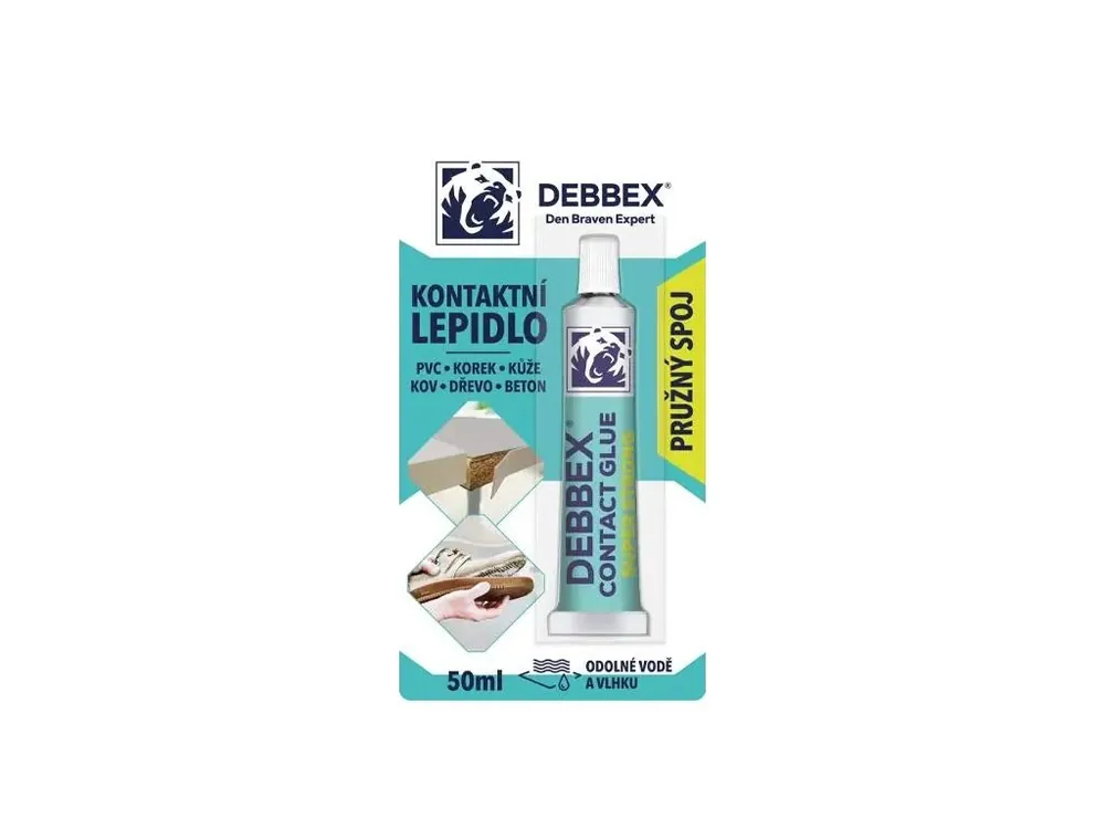 Kontaktní lepidlo DEBBEX 50ml Tovární Cena
