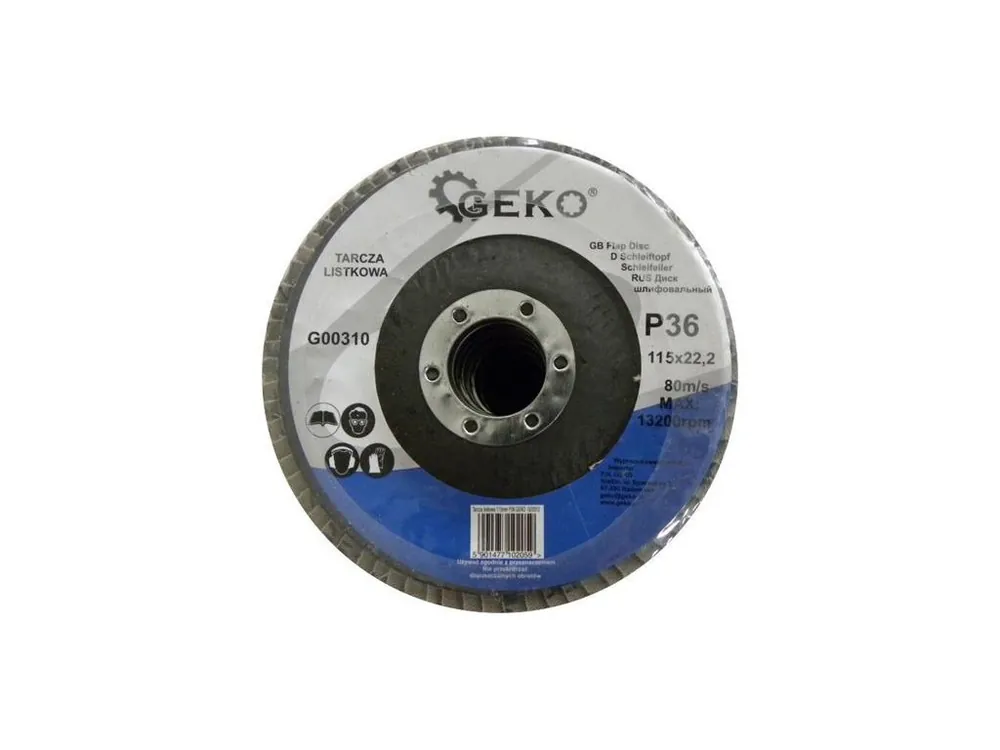 Ověřený Kotouč na kov lamelový 115mm P36 GEKO G00310