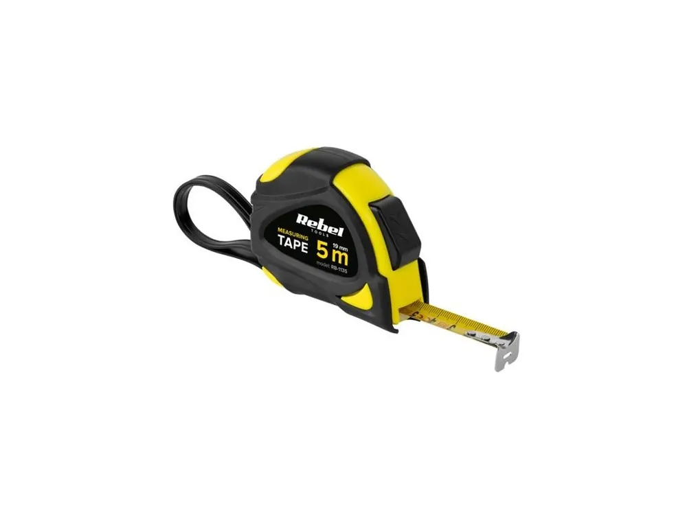 Metr svinovací 5m REBEL RB-1135 19mm Vrácení Zdarma