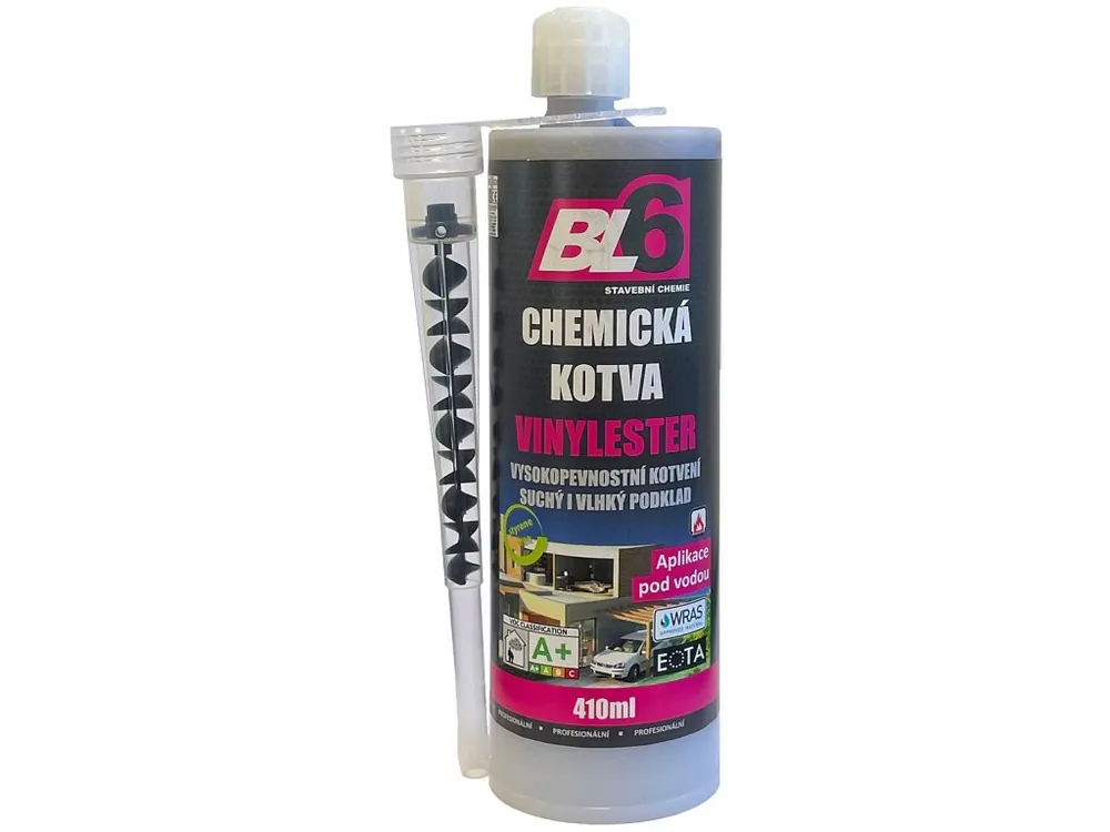 Chemická kotva vinylester BL6 - kartuše 410ml Akční Cena