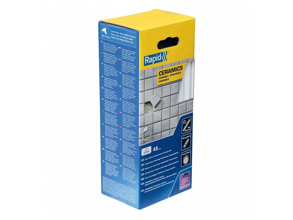 Nízká Cena Tyčinky tavné Rapid 12x190mm, keramika, 48ks, krabice