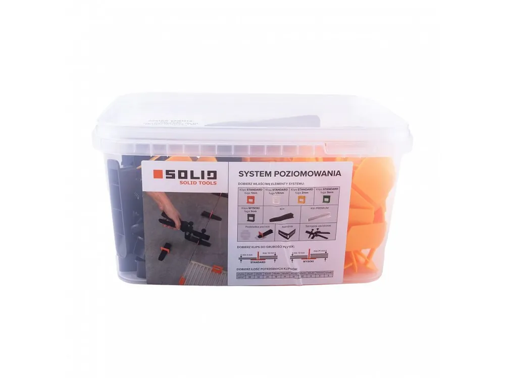 Vrácení Zdarma SET SOLID 2mm, 100spon+50klínků+kleště