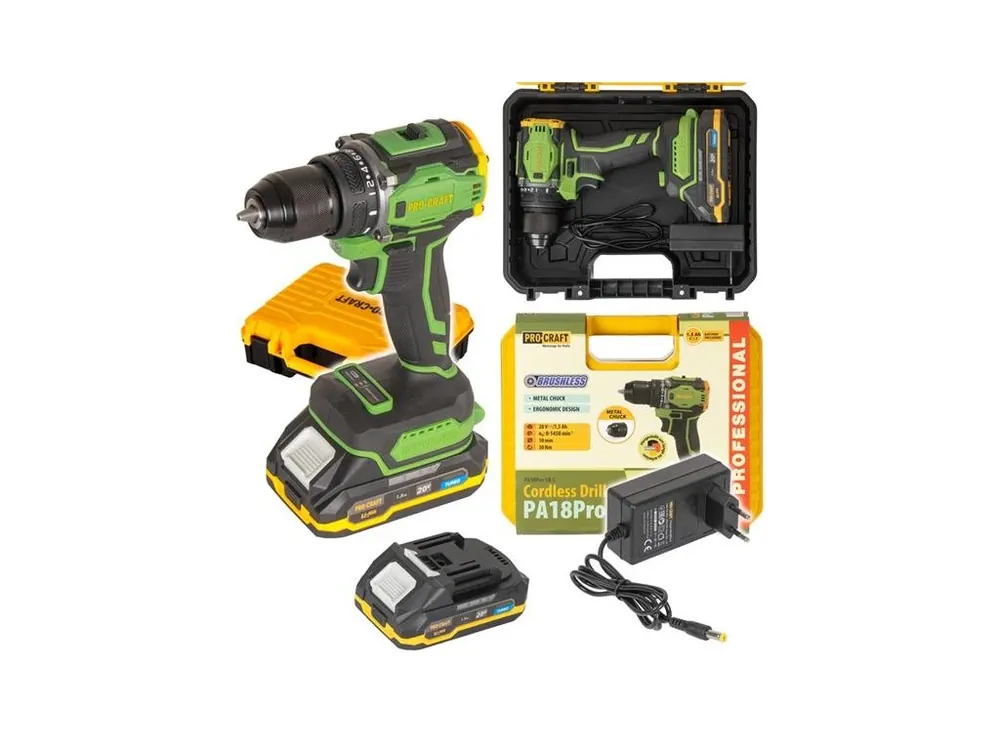 Šroubovák AKU PROCRAFT PA18Pro Nová Kolekce