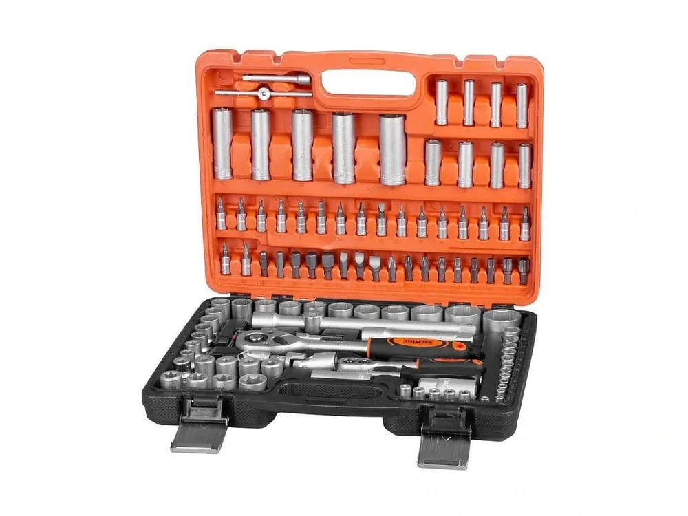 Sada nářadí S210, 1/4"+ 1/2", 108ks Akční Nabídka