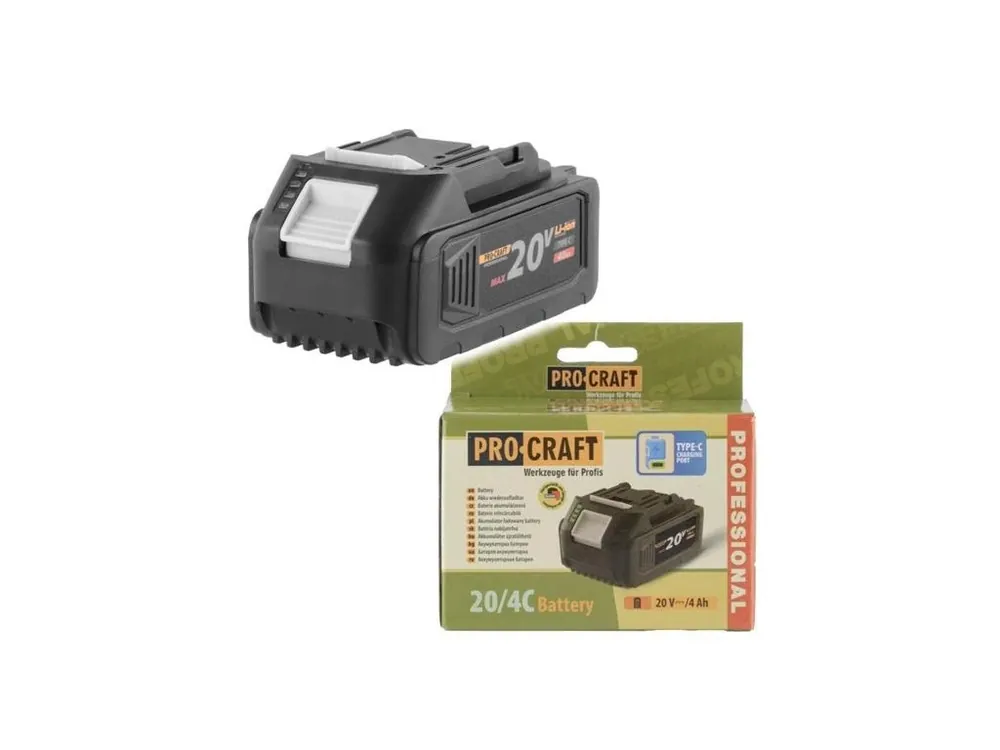 Značkový Baterie PROCRAFT 20V 4000mAh 20/4C