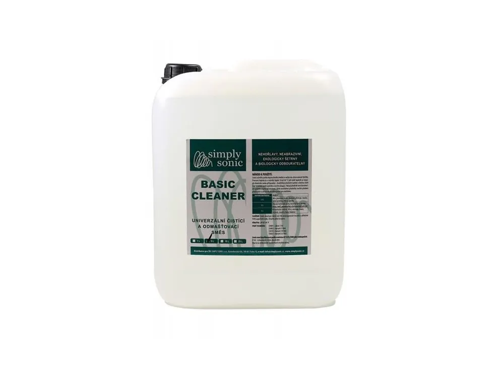 Čisticí koncentrát SIMPLY SONIC Basic Cleaner 10l Víkendová Akce