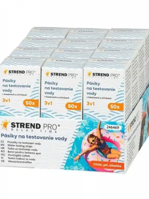 Tester vody Strend Pro, 3v1, pH, chlór, alkalita, pásky Poslední Šance