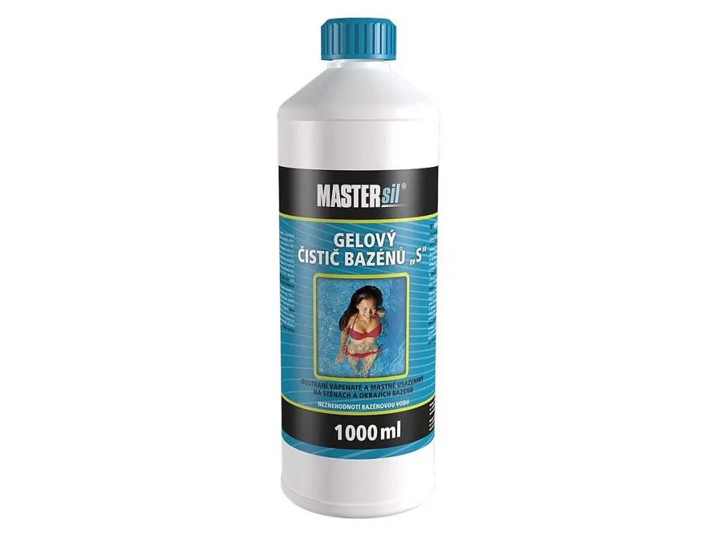 Gelový čistič na bazény „S“ MASTERsil láhev 1l Super Cena