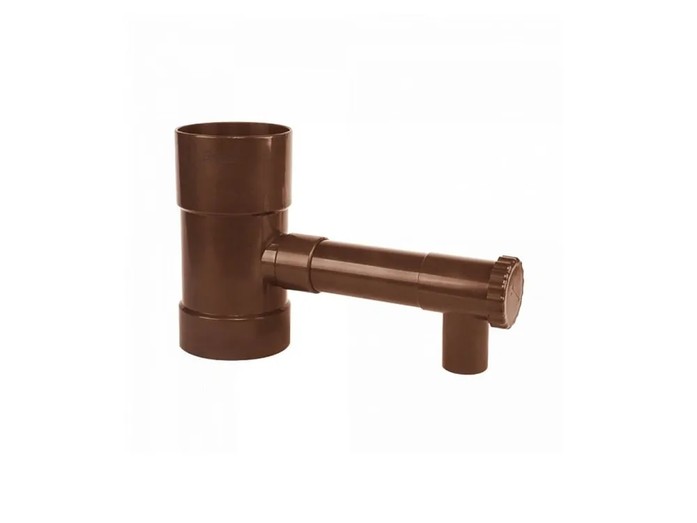 Bezpečná Platba Sběrač dešťové vody s ventilem, 80mm, bronz