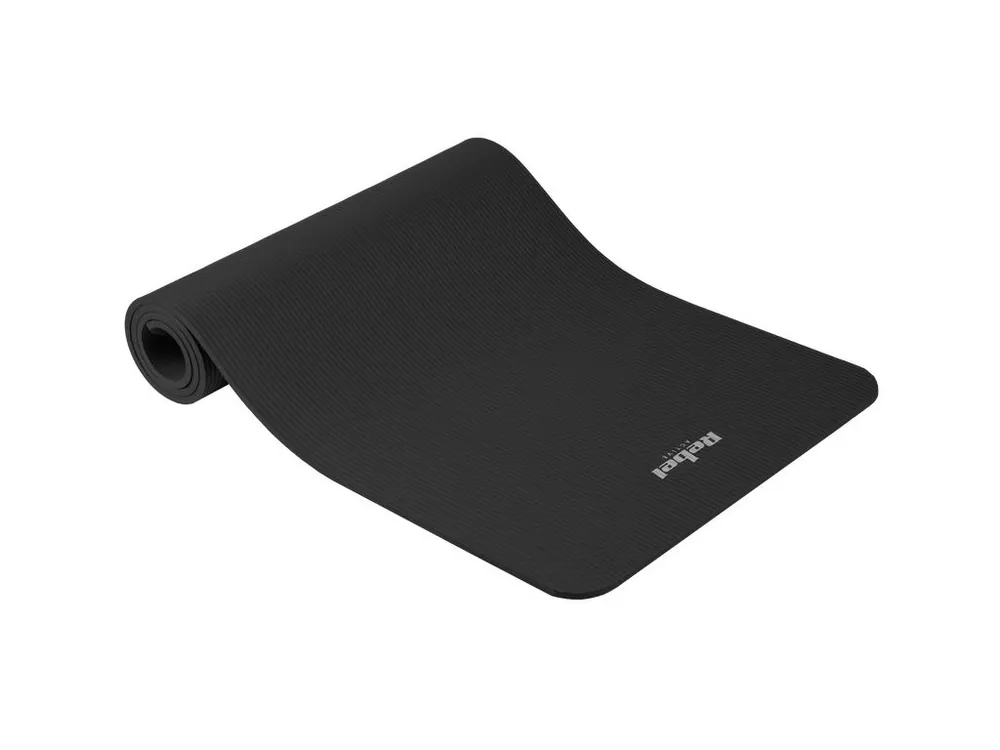 Podložka na cvičení, jógu a fitness 1 cm Rebel Active RBA-3150-BK, černá Akční Cena