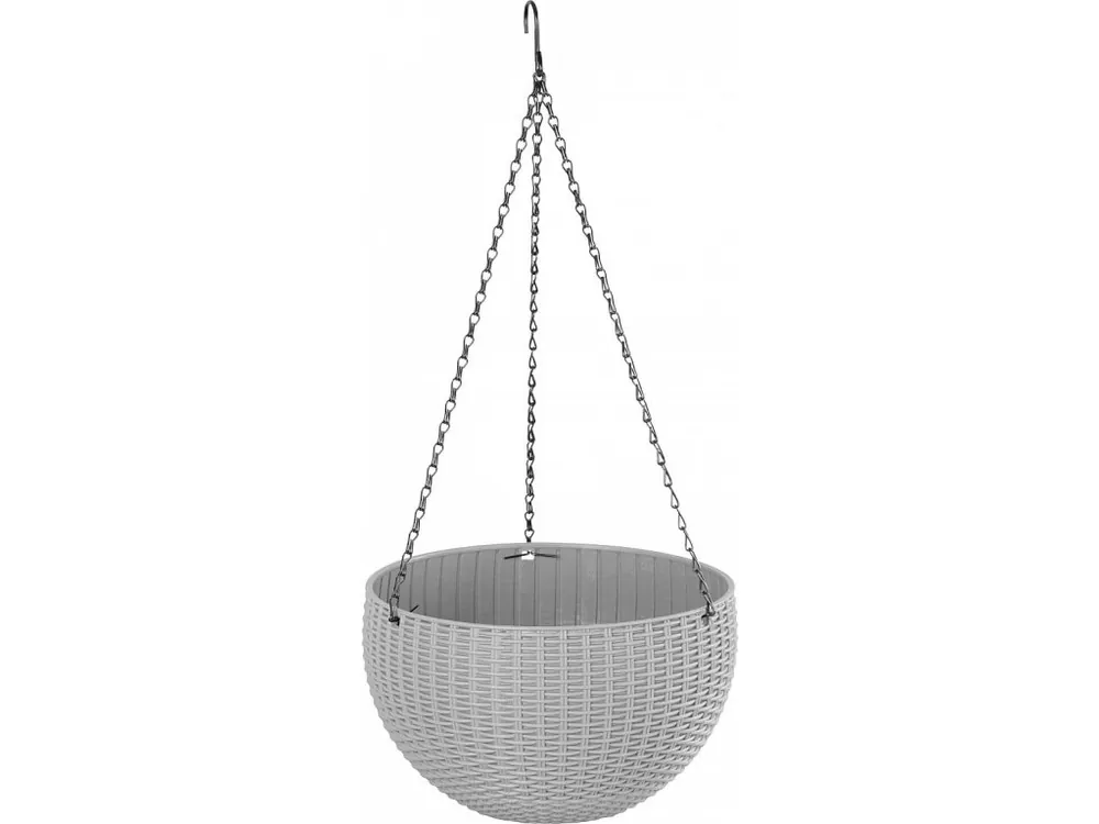 Akční Cena Květináč závěsný GDA Modern 835, 26x16cm, tmavě šedý