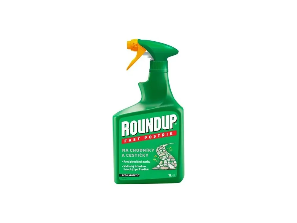 ROUNDUP Fast bez glyfosátu - rozprašovač na chodníky a cestičky EVERGREEN 1l Akční Cena