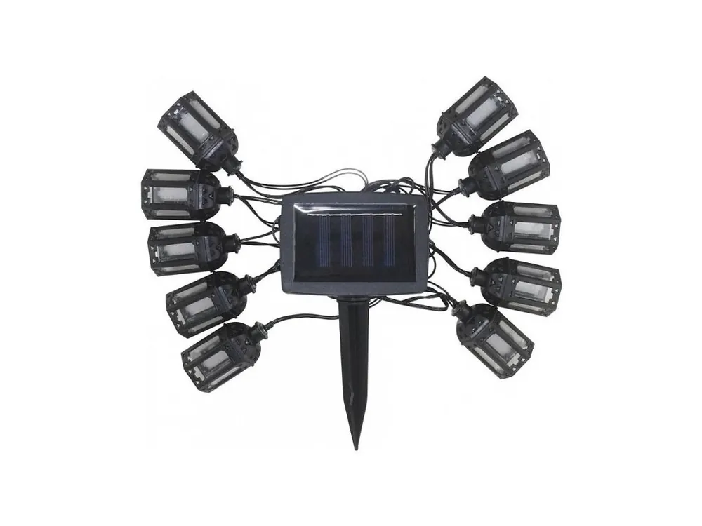 Sleva Solární řetěz Garden, 10xLED, 1,8+2m