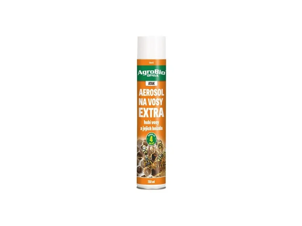 Nejprodávanější Sprej proti vosám AGROBIO Atak Extra 750ml