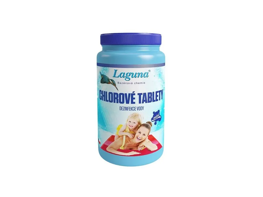 Tablety pro chlorovou dezinfekci bazénové vody LAGUNA Mini 1kg Nová Kolekce