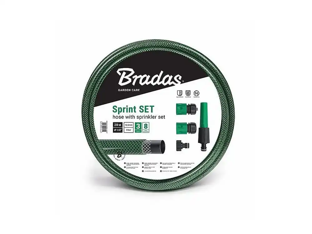 Cenově Výhodný Zahradní hadice Sprint 1/2", 20m, set