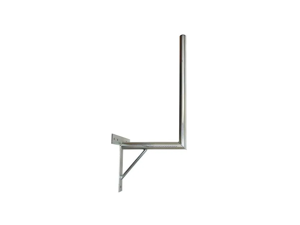 Anténní držák 35cm na zeď se vzpěrou, trubka 42/2mm, výška 56cm Dokud Zásoby Vydrží