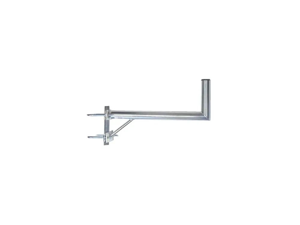 Anténní držák 50cm na stožár s vinklem/dvěma třmeny, rozteč třmenu 100mm, trubka 42/2mm, výška 16cm Speciální Cena