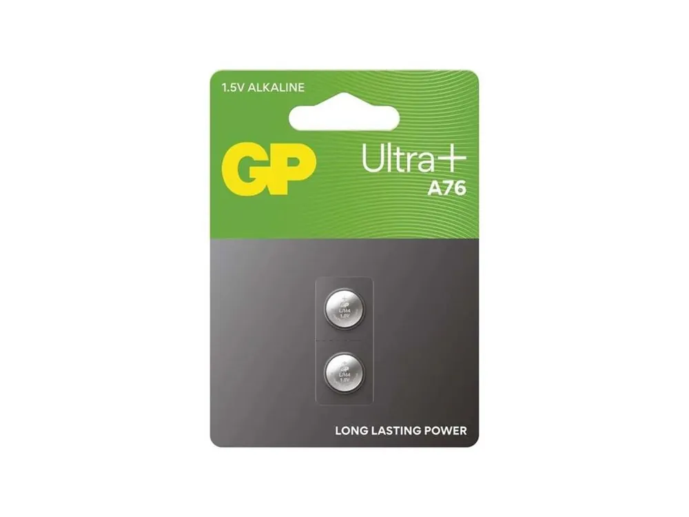 Bezpečná Platba Baterie A76F (LR44) GP Ultra Plus alkalická 2ks