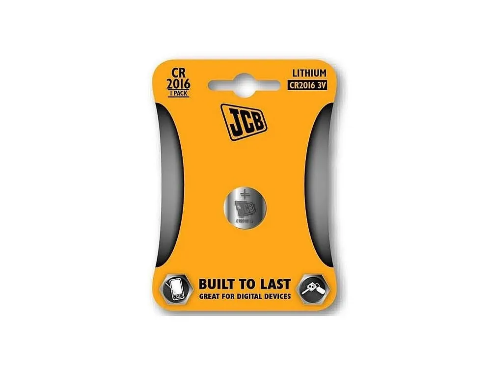 JCB knoflíková lithiová baterie CR2016, blistr 1ks Nejlepší Cena