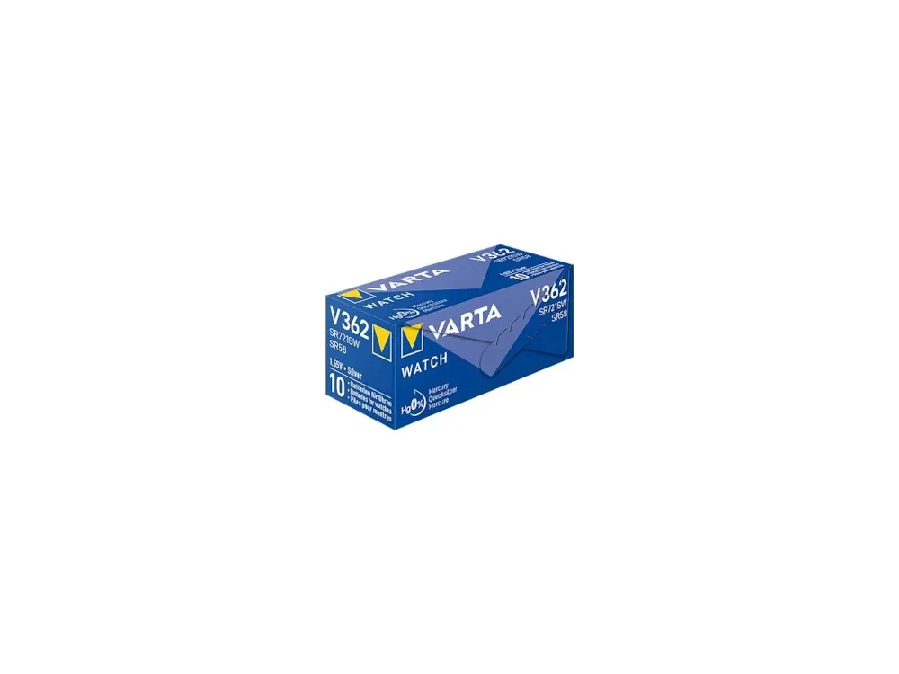 Stříbro-oxidová Baterie SR58 1.55 V 21 mAh 1-Balíček Varta VARTA-V362 Nejlepší Volba