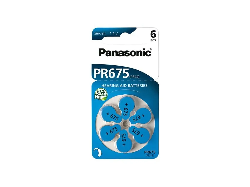 Nízká Cena Baterie PANASONIC AZ675/V675/PR675 6ks / blistr