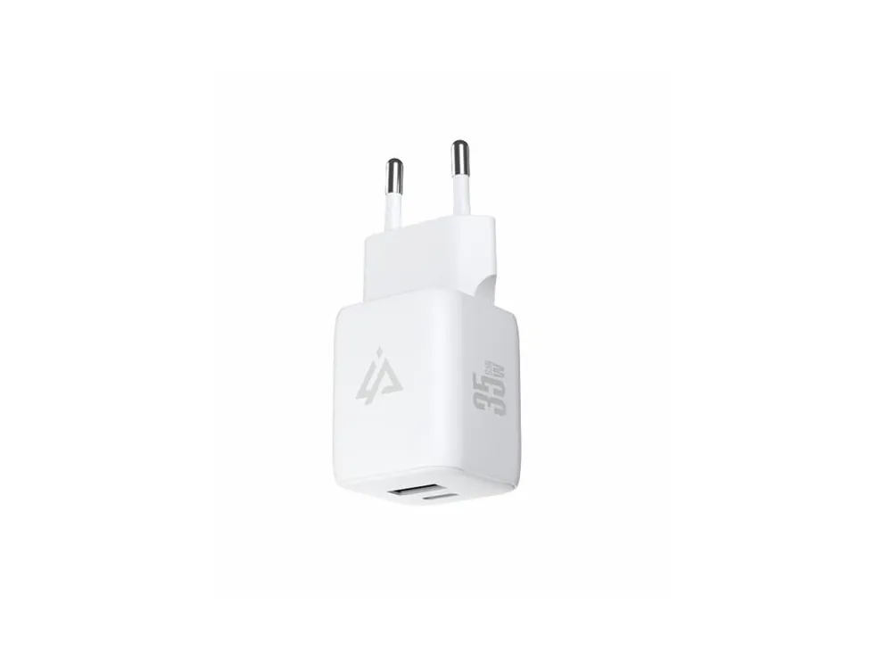 Adaptér USB iPEAX GaN USB/USB-C 90010131 White Originální