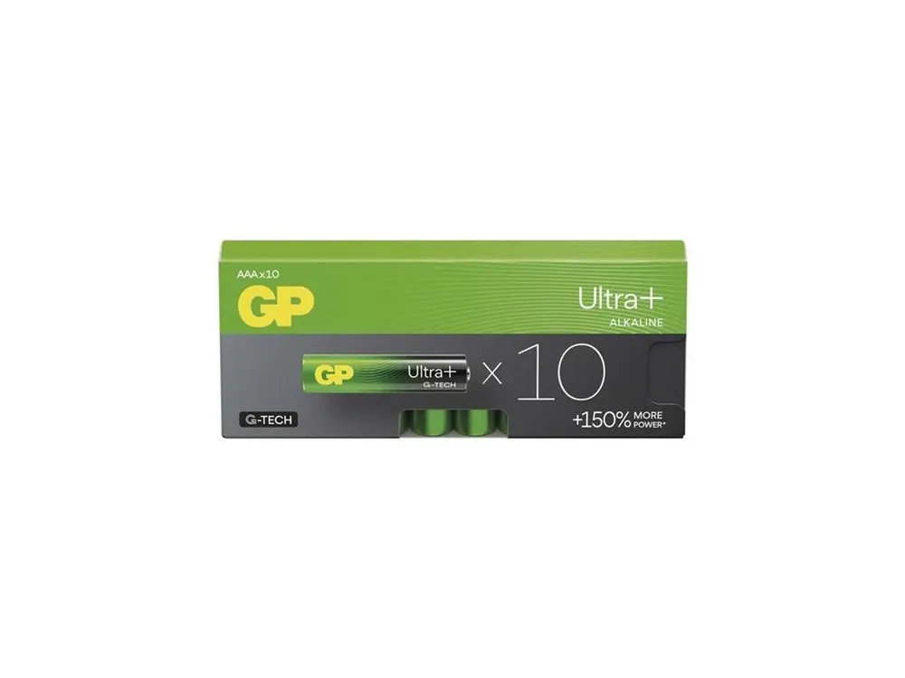 Výprodej Baterie AAA (R03) alkalická GP Ultra Plus 10ks