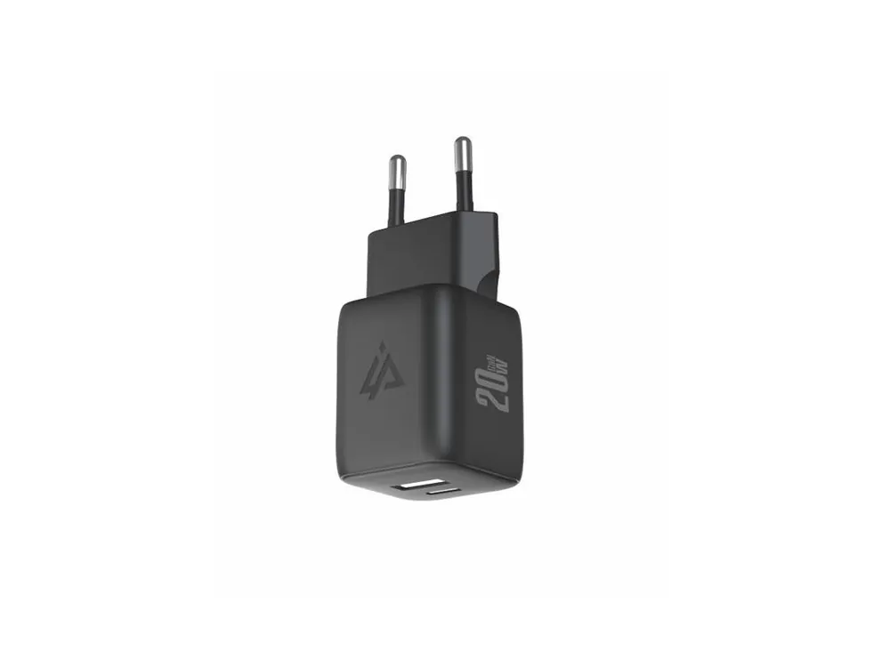 Bezpečná Platba Adaptér USB iPEAX GaN USB/USB-C 90010125 Black