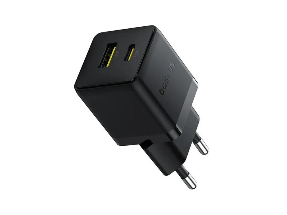 Přímo Od Výrobce Adaptér USB BASESUS Palm Black 2xUSB 20W