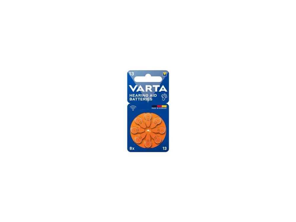 Zlevněný Baterie pro nedoslýchavé Typ 13 8-blistr Varta 24606101418