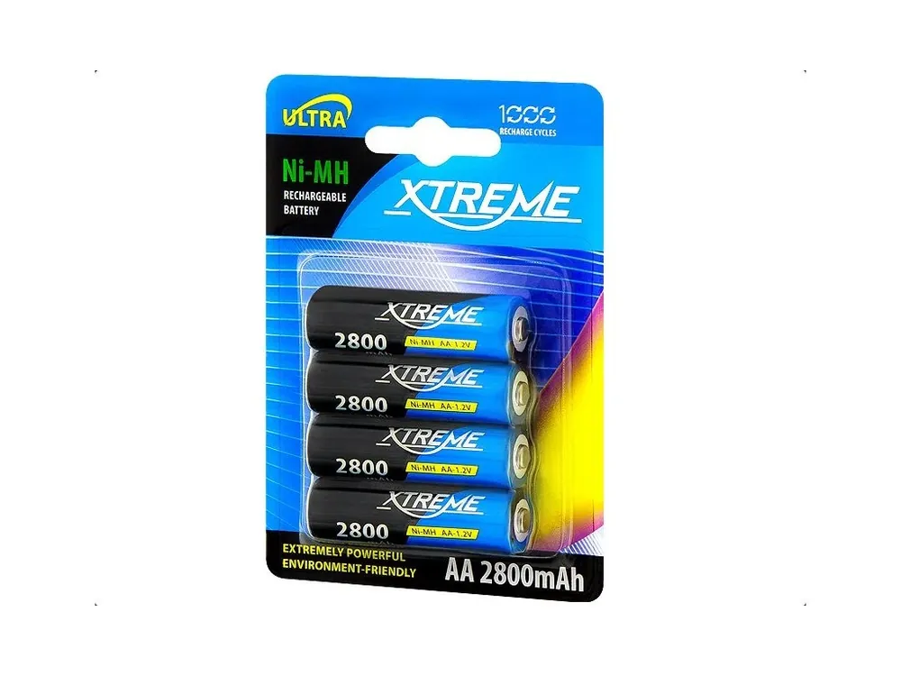 XTREME Baterie nabíjecí R6 Ni-MH AA 2800mAh , blistr 4ks Bezpečná Platba
