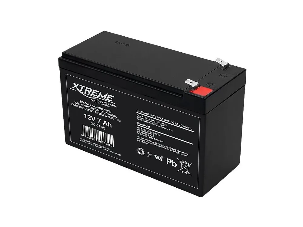 Kup Teď Baterie olověná 12V / 7,0Ah Xtreme 82-211 gelový akumulátor