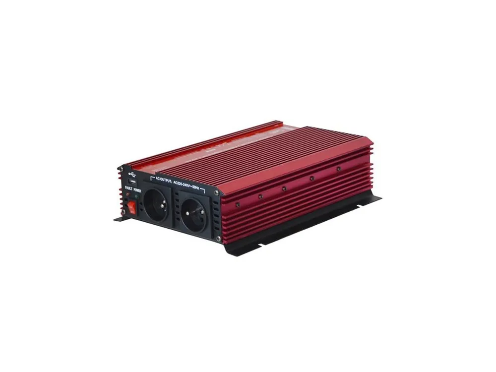 Měnič napětí GETI GPI 1612 12V/230V 1600W USB Dokud Zásoby Vydrží