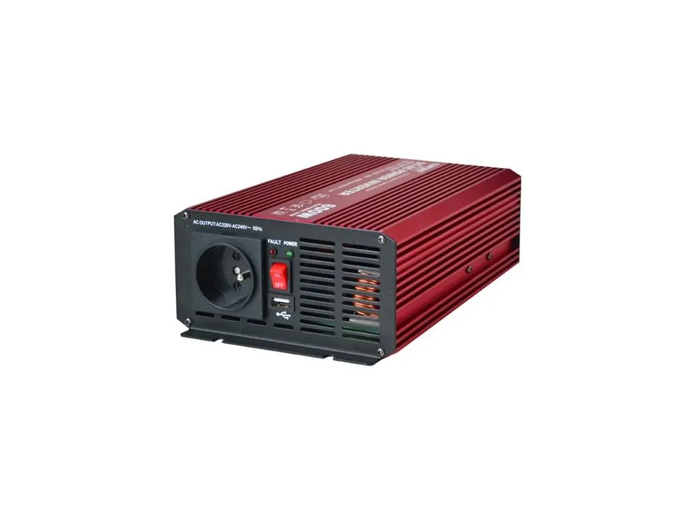 Měnič napětí CARSPA P600 12V/230V 600W čistá sinusovka USB Nejlepší Cena