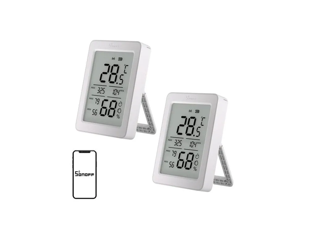 Must-Have Smart senzor teploty a vlhkosti SONOFF SNZB-02DR2 ZigBee 2ks