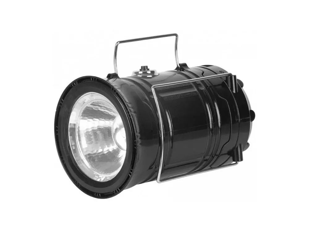 Cenově Výhodný Campingová lampa CL102, LED, 80lm, 1200mAh, efekt plamene, USB nabíjení, solární