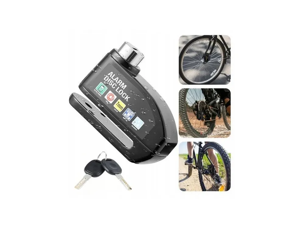 Vrácení Zdarma Blokování brzdového kotouče 110 dB 7 mm PRO skůtr, kolo, koloběžku LAME-30096